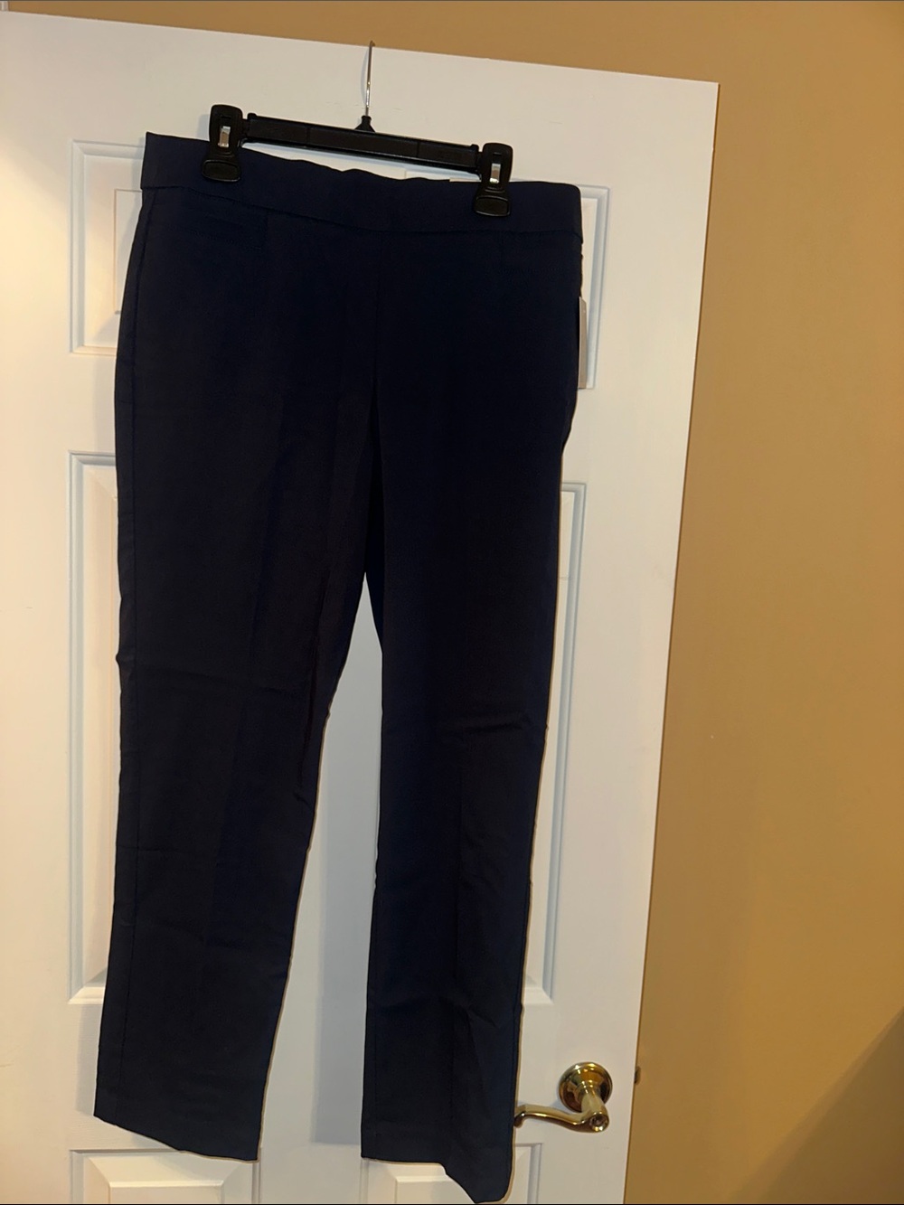 NWT Croft & Barrow Tummy Control Pants - Navy - Size 12 Regular